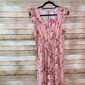NWT Xhilaration Floral Print Romper Jumpsuit
